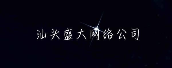 汕頭盛大網(wǎng)絡(luò)公司 引領(lǐng)汕頭網(wǎng)站建設(shè)新風尚